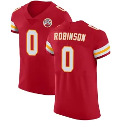 Kansas City Chiefs Men's Elite Red Team Color Vapor Untouchable Jersey (0 Janarius Robinson)