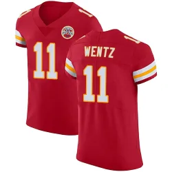 Kansas City Chiefs Men's Elite Red Team Color Vapor Untouchable Jersey (11 Carson Wentz)