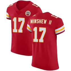 Kansas City Chiefs Men's Elite Red Team Color Vapor Untouchable Jersey (17 Gardner Minshew)