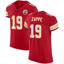 Kansas City Chiefs Men's Elite Red Team Color Vapor Untouchable Jersey (19 Bailey Zappe)