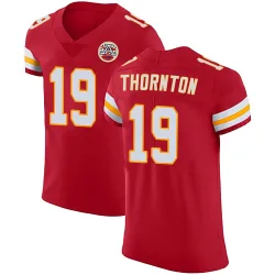 Kansas City Chiefs Men's Elite Red Team Color Vapor Untouchable Jersey (19 Tyquan Thornton)