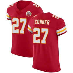 Kansas City Chiefs Men's Elite Red Team Color Vapor Untouchable Jersey (27 Chamarri Conner)