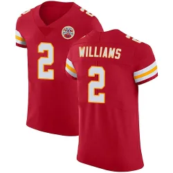 Kansas City Chiefs Men's Elite Red Team Color Vapor Untouchable Jersey (2 Joshua Williams)