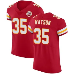 Kansas City Chiefs Men's Elite Red Team Color Vapor Untouchable Jersey (35 Jaylen Watson)