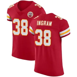 Kansas City Chiefs Men's Elite Red Team Color Vapor Untouchable Jersey (38 Keaontay Ingram)