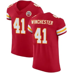 Kansas City Chiefs Men's Elite Red Team Color Vapor Untouchable Jersey (41 James Winchester)