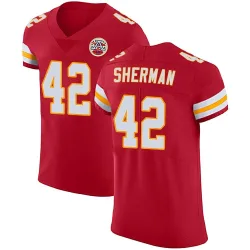 Kansas City Chiefs Men's Elite Red Team Color Vapor Untouchable Jersey (42 Anthony Sherman)
