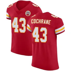 Kansas City Chiefs Men's Elite Red Team Color Vapor Untouchable Jersey (43 Jack Cochrane)
