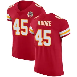 Kansas City Chiefs Men's Elite Red Team Color Vapor Untouchable Jersey (45 Isaiah Moore)