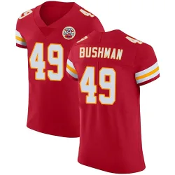 Kansas City Chiefs Men's Elite Red Team Color Vapor Untouchable Jersey (49 Matt Bushman)