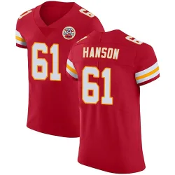 Kansas City Chiefs Men's Elite Red Team Color Vapor Untouchable Jersey (61 C.J. Hanson)