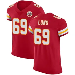 Kansas City Chiefs Men's Elite Red Team Color Vapor Untouchable Jersey (69 Kyle Long)