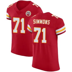 Kansas City Chiefs Men's Elite Red Team Color Vapor Untouchable Jersey (71 Josh Simmons)
