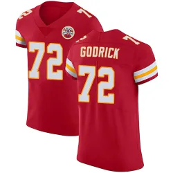 Kansas City Chiefs Men's Elite Red Team Color Vapor Untouchable Jersey (72 Chukwuebuka Godrick)