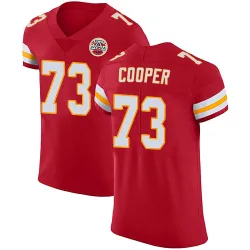 Kansas City Chiefs Men's Elite Red Team Color Vapor Untouchable Jersey (73 Dalton Cooper)