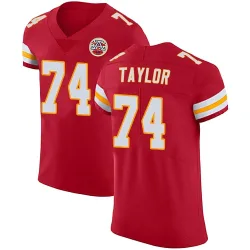 Kansas City Chiefs Men's Elite Red Team Color Vapor Untouchable Jersey (74 Jawaan Taylor)
