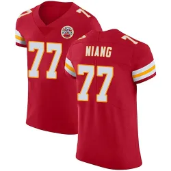 Kansas City Chiefs Men's Elite Red Team Color Vapor Untouchable Jersey (77 Lucas Niang)
