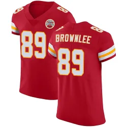 Kansas City Chiefs Men's Elite Red Team Color Vapor Untouchable Jersey (89 Jason Brownlee)
