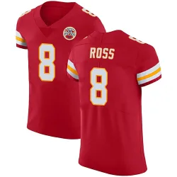 Kansas City Chiefs Men's Elite Red Team Color Vapor Untouchable Jersey (8 Justyn Ross)