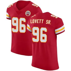 Kansas City Chiefs Men's Elite Red Team Color Vapor Untouchable Jersey (96 Fabien Lovett Sr.)
