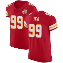 Kansas City Chiefs Men's Elite Red Team Color Vapor Untouchable Jersey (99 Siaki Ika)