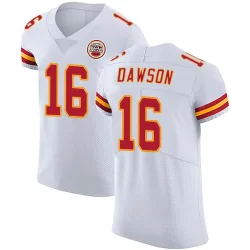 Kansas City Chiefs Men's Elite White Vapor Untouchable Jersey (16 Len Dawson)