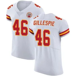 Kansas City Chiefs Men's Elite White Vapor Untouchable Jersey (46 Tyree Gillespie)
