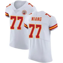 Kansas City Chiefs Men's Elite White Vapor Untouchable Jersey (77 Lucas Niang)