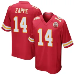 Kansas City Chiefs Men's Game Red Team Color Jersey (14 Bailey Zappe)