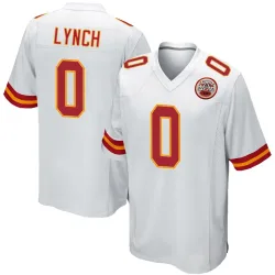 Kansas City Chiefs Men's Game White Jersey (0 Blake Lynch)
