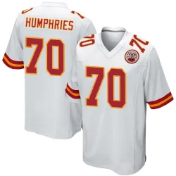 Kansas City Chiefs Men's Game White Jersey (70 D.J. Humphries)