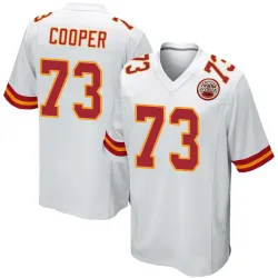 Kansas City Chiefs Men's Game White Jersey (73 Dalton Cooper)