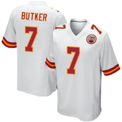 Kansas City Chiefs Men's Game White Jersey (7 Harrison Butker)