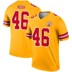 Kansas City Chiefs Men's Legend Gold Inverted Jersey (46 Darius Rush)