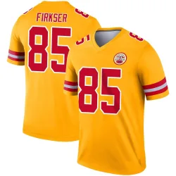 Kansas City Chiefs Men's Legend Gold Inverted Jersey (85 Anthony Firkser)