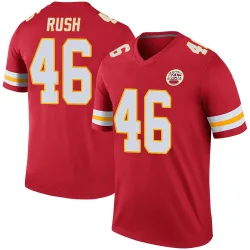 Kansas City Chiefs Men's Legend Red Color Rush Jersey (46 Darius Rush)