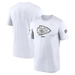Kansas City Chiefs Men's Legend White 2024 Salute To Service Performance T-Shirt