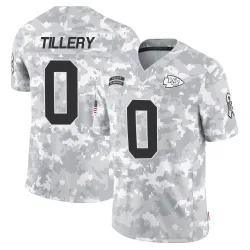 Kansas City Chiefs Men's Limited Arctic Camo 2024 Salute to Service Jersey (0 Jerry Tillery)