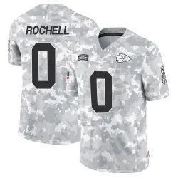 Kansas City Chiefs Men's Limited Arctic Camo 2024 Salute to Service Jersey (0 Robert Rochell)