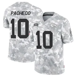 Kansas City Chiefs Men's Limited Arctic Camo 2024 Salute to Service Jersey (10 Isiah Pacheco)