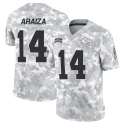 Kansas City Chiefs Men's Limited Arctic Camo 2024 Salute to Service Jersey (14 Matt Araiza)