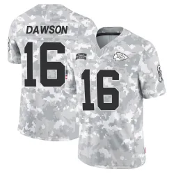 Kansas City Chiefs Men's Limited Arctic Camo 2024 Salute to Service Jersey (16 Len Dawson)