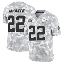 Kansas City Chiefs Men's Limited Arctic Camo 2024 Salute to Service Jersey (22 Trent McDuffie)