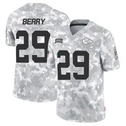 Kansas City Chiefs Men's Limited Arctic Camo 2024 Salute to Service Jersey (29 Eric Berry)