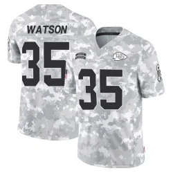Kansas City Chiefs Men's Limited Arctic Camo 2024 Salute to Service Jersey (35 Jaylen Watson)