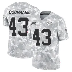 Kansas City Chiefs Men's Limited Arctic Camo 2024 Salute to Service Jersey (43 Jack Cochrane)
