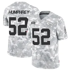 Kansas City Chiefs Men's Limited Arctic Camo 2024 Salute to Service Jersey (52 Creed Humphrey)
