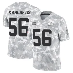 Kansas City Chiefs Men's Limited Arctic Camo 2024 Salute to Service Jersey (56 George Karlaftis)