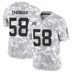 Kansas City Chiefs Men's Limited Arctic Camo 2024 Salute to Service Jersey (58 Derrick Thomas)