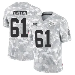 Kansas City Chiefs Men's Limited Arctic Camo 2024 Salute to Service Jersey (61 Austin Reiter)